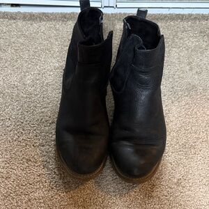 Franco Sarto Black Ankle Booties